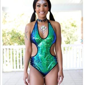 iHeart Raves Sequence Bodysuit